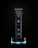 The Beard Club PT45 Trimmer & Premium Beard Care Grooming Gift Kit - Cordless Trimmer for Beard Detailing, Straight Edge Razor, Beard Shampoo, Brush, Comb and Sandalwood Balm - Deluxe Kit The Beard Club