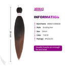 Braiding hair Pre Stretched omber braiding hair 26inch 8packs Crochet Braids Professional hair braiding tool (1B/30) MIRRA'S MIRROR Store