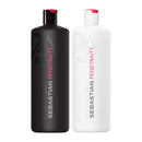 Sebastian Penetraitt Strenghtening and Repair Shampoo (33.8oz) and Conditioner (33.8oz) Liter Set ACE