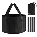 Beinilai 20L Collapsible Bucket Foot Bath Basin, Portable Foot Soak Tub with Handle, Foot Tub for Soaking Feet, Multi Functions for Travel Foot Spa, Camping washing, Storage Bucket, Black Beinilai