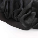 Satin Silk Bonnet Sleep Cap - Black Soft Extra Large Wide Band S Women Night Hat For Long Curly Natural Hair Cap Salon Silk Scarf Chemo Patient Slouch Slouchy, Christmas Santa Day Gifts For Women Enjoy Holiday 1981