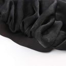 Satin Silk Bonnet Sleep Cap - Black Soft Extra Large Wide Band S Women Night Hat For Long Curly Natural Hair Cap Salon Silk Scarf Chemo Patient Slouch Slouchy, Christmas Santa Day Gifts For Women Enjoy Holiday 1981