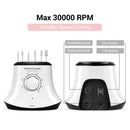 MelodySusie 30000 rpm Professional Nail Drill-Scarlet, High Speed, Low Heat, Low Noise, Low Vibration, Portable Electric Efile Drill with 10 PCS Rainbow Diamond Bits for Acrylics Gel Nails MelodySusie