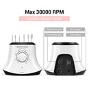 MelodySusie 30000 rpm Professional Nail Drill-Scarlet, High Speed, Low Heat, Low Noise, Low Vibration, Portable Electric Efile Drill with 10 PCS Rainbow Diamond Bits for Acrylics Gel Nails MelodySusie