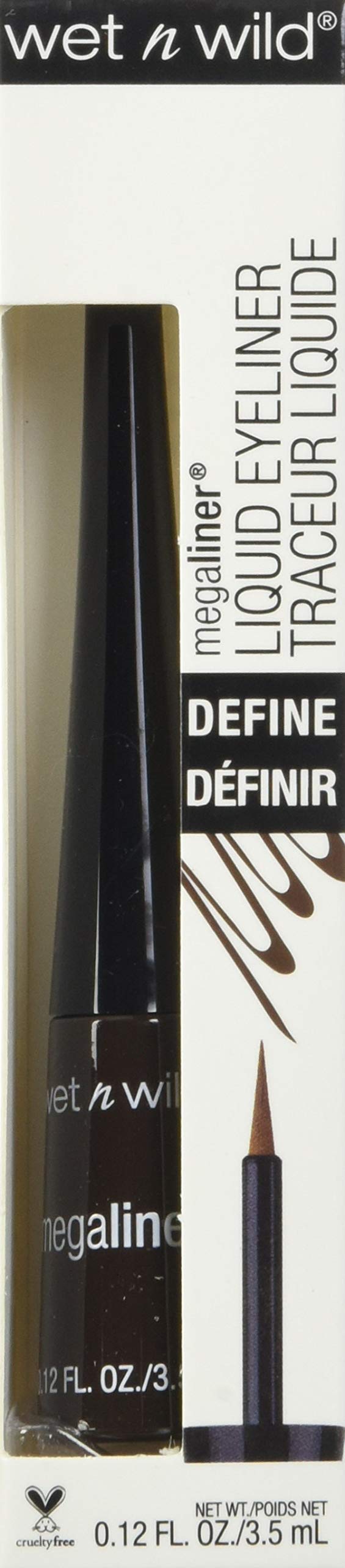 Wet n Wild MegaLiner Liquid Eyeliner Brown Dark Brown Wet n Wild