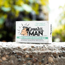 Grown Ass Man Co. - Solid Shampoo Bar Rich Lather 3 in 1: Hair, Beard & Body Wash - Plastic Free & Eco-Friendly, Natural & Organic Clean for All Hair Types, 4oz Bar (Mint Condition, Single) Grown Ass Man Co. Store