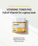 SNP PREP - Vitaronic Toner Pad - Nourishes & Moisturizes All Skin Types - 135ml - Best Gift Idea for Mom, Girlfriend, Wife, Her, Women SNP Shining Nature Purity Store