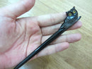 Marycrafts Owl Buffalo Horn Hair Sticks for Women Long Hair Hair Sticks for Buns Marycrafts