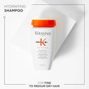 Kerastase Nutritive Bain Satin Shampoo | Gently Cleanses & Replenishes Moisture for Soft, Shiny Hair | With Plant-Based Proteins & Niacinamide | For Fine to Medium Dry Hair Infinity Warehouse