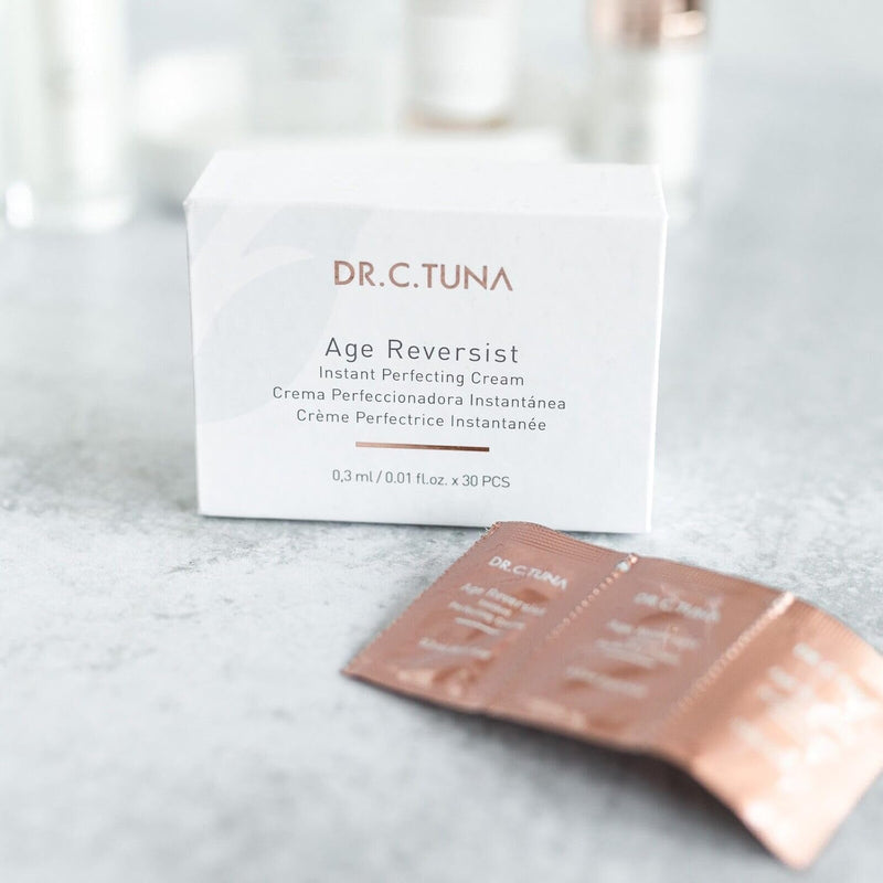 FARMASi Dr. C. Tuna Age Reversist Exceptional Cream, Instant Wrinkle Smoothing Gel Cream with Marine Plankton Extract, Anti-Aging Face Treatment, 30 Sachets x 0.01 fl. oz Infinity Warehouse