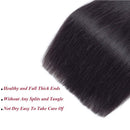 Amella Hair Brazilian Straight Hair 4 Bundles 14 16 18 20inch Grade 8A Unprocessed Virgin Straight Human Hair Bundles Natural Black Color Hair Weave Amella Store