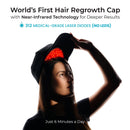Capillus SPECTRUM Red Light Therapy Cap, Red Light Hat, 312 Laser Hair Growth Cap, Red Light Cap For Hair Regrowth, Near Infrared Red Light Therapy For Hair Growth, LLLT +Bluetooth Battery Infinity Warehouse