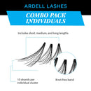 Ardell Individuals False Eye Lashes Combo Black 4 Pack Ardell