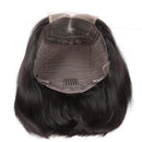 ISEE Hair Short Bob Wigs Human Hair Lace Closure Wigs Brazilian Virgin Human Hair Straight Bob Lace Front Wigs For Black Women Pre Plucked with Baby Hair Natural Black (14inch) ISEE