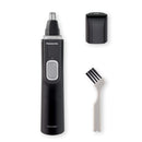 Panasonic Ear and Nose Hair Trimmer for Men with Vacuum Cleaning System, Powerful Motor and Dual-Edge Blades for Smoother Cutting, Wet/Dry – ER-GN70-K (Black) Panasonic