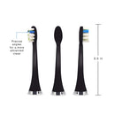 AquaSonic Duo PRO 8-pack replacement brush heads - Upgraded ProFlex Brush Heads For Improved Plaque Removal - Genuine AquaSonic Aquasonic