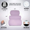 Gorilla Grip Original Spa Bath Pillow Features Powerful Gripping Technology, Comfortable, Soft, Large, 19.5x14.5, Luxury 3-Panel Design for Shoulder, Neck Support, Fits Any Size Tub, Jacuzzi, Pink Gorilla Grip Store