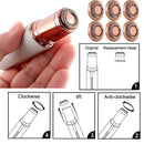 Facial Hair Remover Replacement Heads, for Flawless Finishing Rose Gold-Plated Blade Head, Cover Perfect Touch and Smooth Finishing, As Seen On TV 6 Pcs Rose Gold, Generation 1 Single Halo NCACA