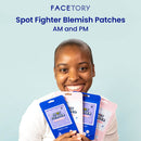 FaceTory Spot Fighter Acne Blemish Patches for Pimples (150 Counts)- Day and Night Options, Hydrocolloid Patches for Acne Spot Treatment (2 Sizes Each Pack) FACETORY