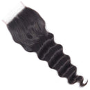 Brazilian Human Hair Closure 10inch 4x4 Loose Deep Weave Lace Closure Free Part Hand Made Loose Deep Lace Front Closure Natural Black Brazilian Virgin Hair Top Swiss Lace Closure Afrodiva