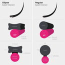 Sam&Helen Ellipse Eyelash Extensions Supplies,16 Rows Flat Lash Extension,Mink Individual lashes 0.15mm CC Curl Mixed 8-11mm Black Matte Individual Eyelashes Extension,Salon Use Sam&Helen Store