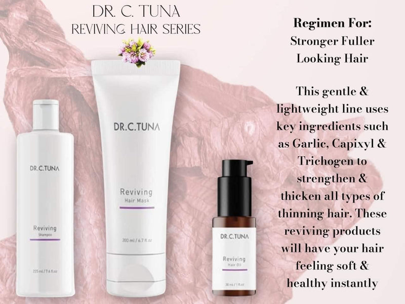 FARMASi Dr C Tuna Advanced Reviving Shampoo & Hair Mask with Capixyl & Trichogen for Hair Growth, 7.6 fl oz / 225 ml Shampoo & 6.7 fl oz / 200 ml Mask, Paraben Free, Natural Scent, Unisex-Adults Infinity Warehouse