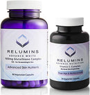 Relumins Advanced White Set - 1650mg Glutathione Complex (90 Capsules) and Advanced Vitamin C with Rose Hips and Bioflavonoids (60 Capsules) Bundle Infinity Warehouse