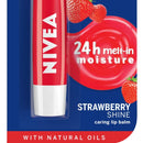 Nivea Lip Care Fruity Shine Strawberry, 4.8g NIVEA
