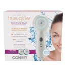 True Glow by Conair Sonic Facial Brush - Waterproof + Rechargeable Conair