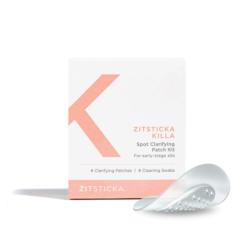 KILLA™ Kit by ZitSticka, translucent pimple patch for deep, early-stage zits, 4 pack ZitSticka