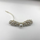 Bowknot Pearl Bun Hair Pin Topknot Disk Hair for women girls nobranded