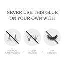 BEYELIAN Volume Fan Glue Eyelash Extension Adhesive Strong Medical Grade 5ml Black Drying Time 2-3 Sec Retention 7 Weeks Bonding/Professional Use Only/for Mega Volume Lashes Semi-Permanent BEYELIAN Store
