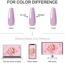 Gel Nail Polish Starter Kit - 48W LED Nail Dryer Lamp 8 Nude Grey Pink Colors Gel Polish Set with Base Top Coat and Nail Art Manicure Tools Set Tecanne Store