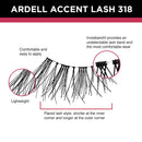 Ardell Accent Lashes 318, 4 Pack Ardell