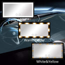 Car Sun Visor Mirror with LED Lights Automobile Makeup Mirror with Lights Cosmetic Mirror Clip on Sun Visor Travel Vanity Mirror Dimming Touch Sensor Built-in 1700mAh Lithium Battery Cutygirl