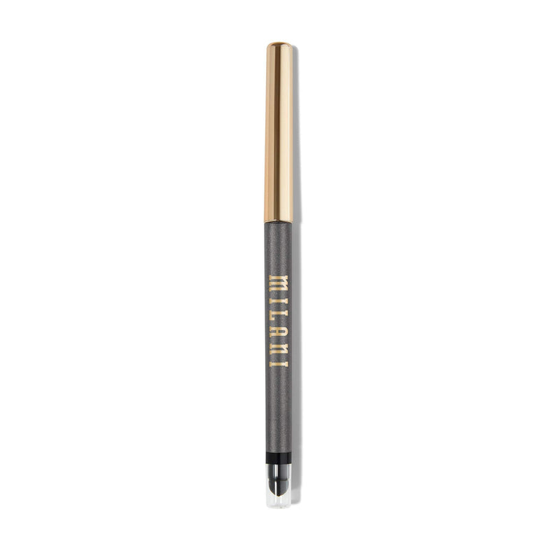 Milani Stay Put Eyeliner - Silver Foxy (0.01 Ounce) Cruelty-Free Self-Sharpening Eye Pencil with Built-In Smudger - Line & Define Eyes with High Pigment Shades for Long-Lasting Wear Milani