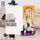 Global Keratin Ultra Blonde Bombshell Masque (200g/7.5oz ) Semi-Permanent Long Lasting Hair Toning Color Pigments Moisturizing Styling and Coloring Mask for All Hair Types Unisex - By GKhair GKhair Store