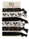 Tennis Hair Hair Ties, Tennis Hair Accessories, No Crease Tennis Hair Elastics Set, Gift for Girl Tennis Players Sportybella