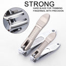 FAMILIFE Manicure Set, 8 in 1 Professional L13 Manicure Kit Nail Clipper Set Stainless Steel Pedicure Tools Kit Portable Grooming Kit with Pink Leather Travel Case for Women Girl FAMILIFE