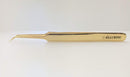 Alluring Gold Tweezers for Eyelash Extension for Volume Lashes 3D, 5D & 6D lashes Alluring