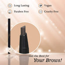 Mellow Cosmetics Brow Definer Eyebrow Pencil | Triangular Tip, Non Greasy, Long Lasting & Easy To Glide | Brow Defining Pen | Professional Eyebrow Makeup|Cruelty Free, Vegan & Paraben Free- Chocolate Mellow