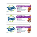 Tom's of Maine Whole Care Natural Toothpaste with Fluoride, Cinnamon Clove, 4.0 oz. 3-Pack (Packaging May Vary) Tom's of Maine