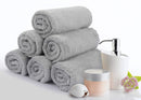 SUNLAND Microfiber Face Makeup Remover Cloth Reusable Facial Cleansing Towel Ultra Soft Face Washcloth 11inchx 11inch (6pack, Grey) SUNLAND Store