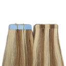 Hairro Tape in Human Hair Extensions 16 Inch Long Straight