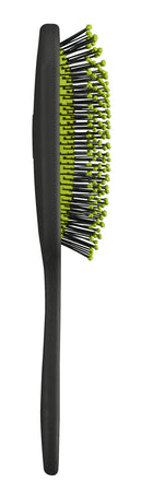 Conair The Knot Doctor for Premium Pro Detangling Brush for Wet or Dry Hair with Green Storage Case, Black Conair
