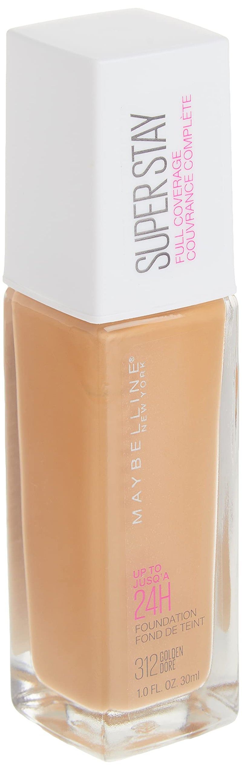 Maybelline Super Stay Full Coverage Liquid Foundation Makeup, Golden, 1 Fl Oz Maybelline New York