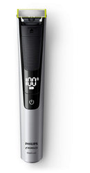 PHILIPS Norelco OneBlade Pro Kit, Hybrid Electric Trimmer and Shaver, QP6520 + OneBlade Body Kit, 3 pieces, Black, 1 Count PHILIPS