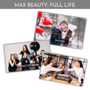Maxfull Seamless Clip In Human Hair Extensions Chocolate Brown, Soft Skin Weft Remy Hair Extension Clip On Human Hair, 7pcs, 18inch, 110g Maxfull Store