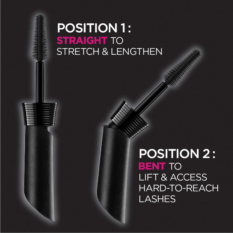 L'Oreal Paris Makeup Unlimited Lash Lifting and Lengthening Washable Mascara, Black Brown L'Oreal Paris