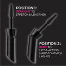 L'Oreal Paris Makeup Unlimited Lash Lifting and Lengthening Washable Mascara, Black Brown L'Oreal Paris